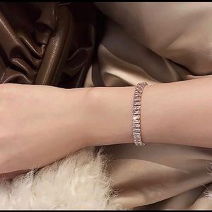 Stainless Steel Stimulated Diamond Bracelet